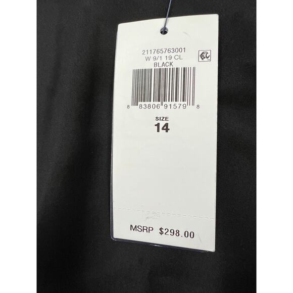 Polo Ralph Lauren Amla Bias Cut Satin Midi Skirt In Polo Black Size 14 $298 - Picture 3 of 15